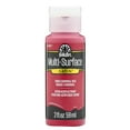 thumbnail image 3 of (4 pack) FolkArt Multi Surface Satin Acrylic Paint, Cardinal Red, 2 oz, 3 of 13
