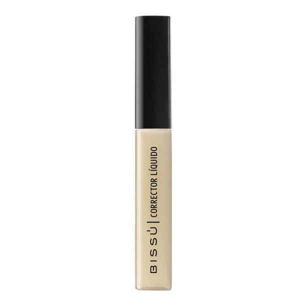 Corrector líquido Bissú de larga duración cobertura amplia beige