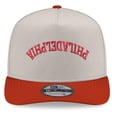 thumbnail image 2 of Men's New Era  Cream/Red Philadelphia Phillies Upside Down City Name A-Frame 9FIFTY Snapback Hat, 2 of 4