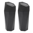 thumbnail image 4 of 2 uds cubo de basura para coche con tapa impermeable decorativo automotriz portátil cubo de basura automático negro, 4 of 5