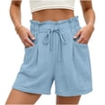 thumbnail image 6 of Dvprdro Womens Mid Waist Skort with Liner Solid Color Tennis Golf Workout Skirt Pants Casual, 6 of 7