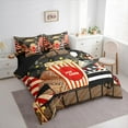 thumbnail image 3 of Manfei Movie Theater Theme 7pcs Bedding Comforter Set,Cinema Popcorn Queen Bedding Sets,Retro Filmstrip Queen Sheet Sets For Girl,Microfiber Bedroom Decor Reversible, 3 of 8
