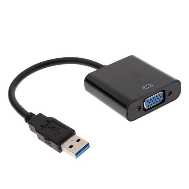Adaptador USB 3.0 a VGA CUTICAT Tarjeta gráfica Externa de video Portátil Negro