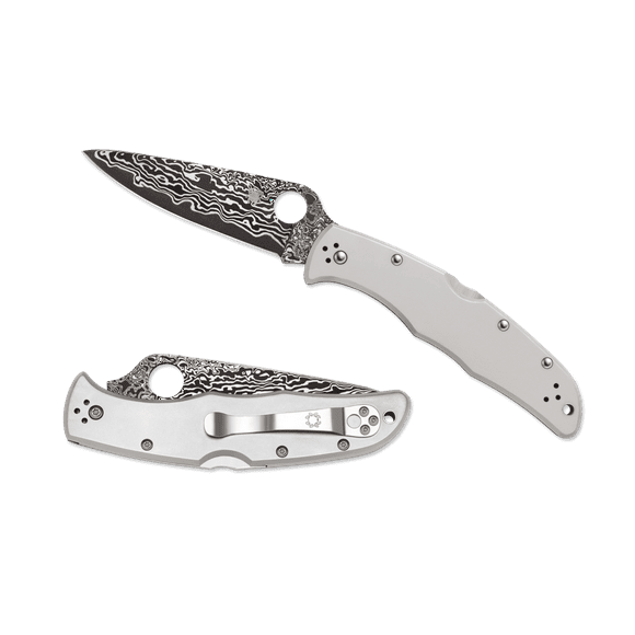 Spyderco Endura 4 Couteau de Lockback Titane (3.75&quot; Damas)