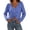 Blue, variant on Women's Crochet Knit Tops Long Sleeve Front Drawstring Lace-up Bikini Swimsuit Cover Ups Cropped Blouses (One Size, White)