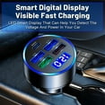 thumbnail image 4 of 150W Fast Car Charger 4 USB Port + Type C Universal Socket Adapter, 4 of 6