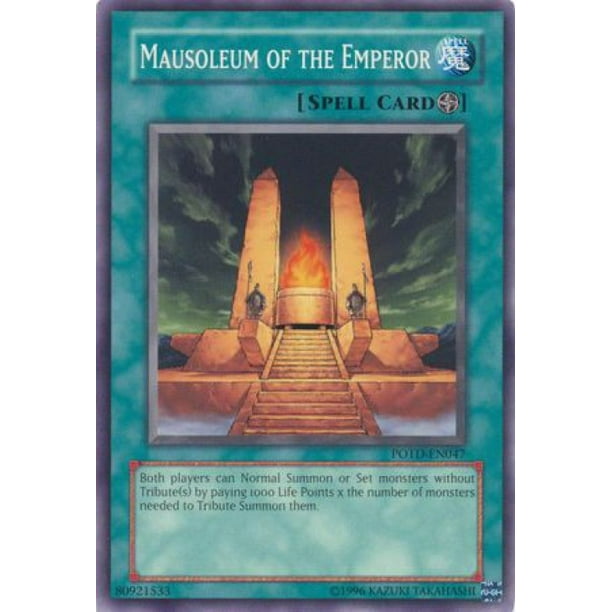 Yugioh Power Of The Duelist Mausoleum Of The Emperor Potd En047 Walmart Com Walmart Com
