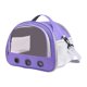 thumbnail image 1 of Bolsa de transporte para hámster, de malla transpirable, ligera, con cierre de cremallera, portátil Violeta, 1 of 9