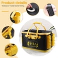 thumbnail image 4 of Multifunctional Fishing Bucket EVA, Bait Reel Lure, Live Fish Storage, Waterproof Tackle Box for Fishing Accessories C, 4 of 6