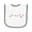White and Navy, variant on Inktastic Ladybug Trail Baby Terry Cloth Bib
