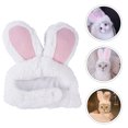 thumbnail image 1 of Milisten 2Pcs Plush Pet Hat Cat Caps with Rabbit Ears for Winter Activities and Owners, 1 of 6