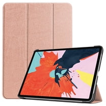 Dteck Smart Case for Apple iPad 10.9" Air 4th Gen (2020 Released),Slim Hard Back Shell Luxury Leather Automatic wake/sleep Kickstand Folio Protective Cover,Rosegold