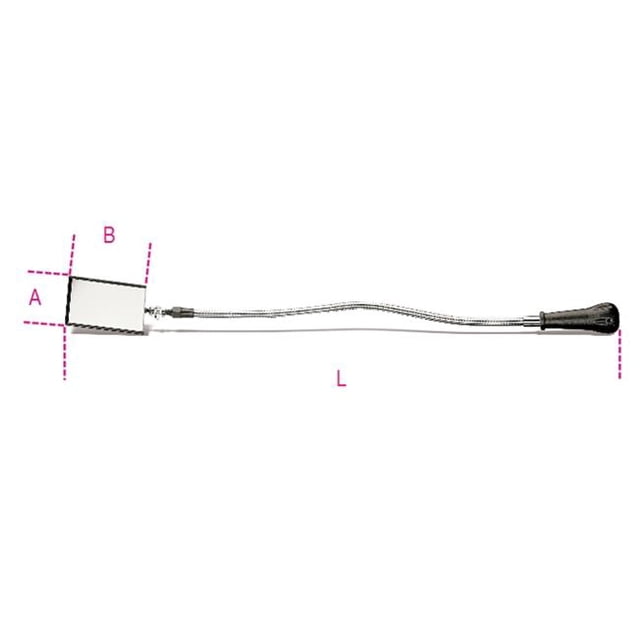 Peerless Hardware 017150110 1715 FL-A Square Flexible Inspection Mirror