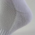 thumbnail image 6 of Couver Running Athletic Crew Socks Cotton Terry Cushion sole, Quarter High, Navy, Medium, 3 Pairs, 6 of 7