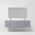 thumbnail image 5 of Lexora Home Geneva 72" Carrara Marble Top Double Vanity in Dark Gray, 5 of 11