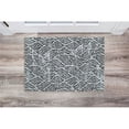 thumbnail image 5 of Linon Washable Kai Polyester 2'x3' Rug in Ivory and Black, 5 of 18