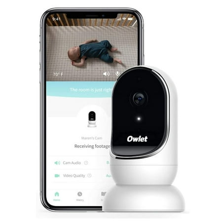 UPC: 0850017640351 | Owlet Cam Smart Baby Monitor – Secure Encrypted HD Video with Sound & Motion