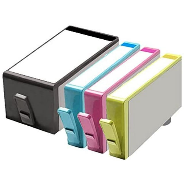 1 Set of 4 Inkfirst Compatible Ink Cartridges Replacement for HP 920XL CD975AN CD972AN CD973AN CD974AN Officejet 6000 6500
