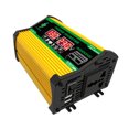 thumbnail image 1 of Inversor de coche de 12 V a 220 V/110 V, inversor de corriente Digital de 4000 W, carga rápida USB Dual Ehuebsd Accesorios para autos y motos, 1 of 7