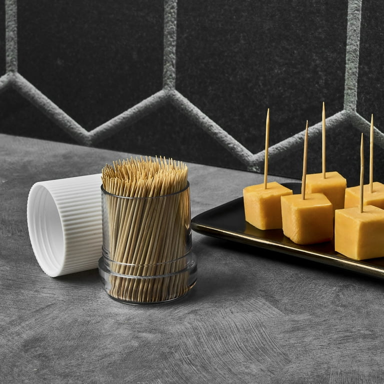Thyme & Table 300-Piece Natural Bamboo Toothpicks Durable for