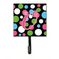 thumbnail image 4 of Letter O Initial Monogram - Polkadots and Pink Leash or Key Holder, 4 of 7