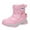 Pink, variant on Leey-World Girls Cowgirl Boots Toddler Girls Cowboy Cowgirl Boots Little Kids Pointed Toe Western Boots Mid Calf Side Zipper Riding Shoes for All Seasons (Toddler/Little Kid) Pink,11.5