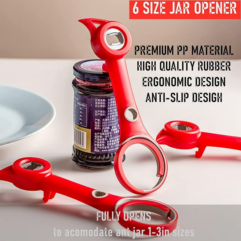 3Pcs Manual Jar Opener Rubber Non Slip Anti-Skid Round Lid Gripper