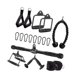 thumbnail image 4 of Barra recta con asa para dominadas, barra de entrenamiento de fuerza, color negro, accesorios para remo. Estilo B, 4 of 9