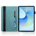 thumbnail image 3 of Tablet for Samsung Galaxy Tab S9 FE Case 10.9 inch 3D Tree Embossed Flip Stand TPU Cover for Funda Galaxy Tab S9 FE S9FE Case Black For Tab S9 FE 10.9, 3 of 6