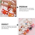 thumbnail image 2 of Miangastore 4Pack Orange Cat Keychain Pendant Keychain Keyring Charm for Women and Girls, 2 of 8