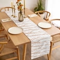 thumbnail image 3 of Table Runner 70 Inches Long for Kitchen Dining, Orange Branches Dresser Scarf Farmhouse, Dining Table Decorations for Wedding/Parties, Modern Abstract Art Forest Silhouettes 13 x 70 In, 3 of 8