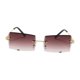 thumbnail image 4 of Gafas de sin borde gafas de rectangulares para la fiesta de verano de la playa Cofee de gradiente, 4 of 9