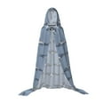 thumbnail image 7 of Honeii Cute Whale Print Poncho Cape, Cloak Coat, Snuggly Hooded Wearable Blanket, Hooded Cape For Teenagers,Halloween Costumes-Small, 7 of 7