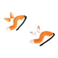 thumbnail image 4 of 2 Set Orejas Y Cola Oreja De Gato Tocado Para Disfraz NaranjaBlanco Naranja Sunnimix cola de traje, 4 of 7