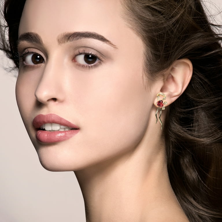 Walmart red earrings sale