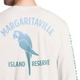 thumbnail image 5 of Men's Margaritaville White/Light Blue Green Bay Packers Island Reserve Long Sleeve Slub Henley Shirt, 5 of 5