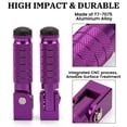 thumbnail image 2 of Estriberas para moto XINGWU M8, plegables en 90 grados, color morado, 2 of 7