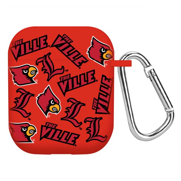 Louisville Cardinals HD Case Cover Compatible with Apple AirPods Gen 1 & 2 (Random) by Affinity Bands