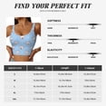 thumbnail image 5 of Sikiie French Bulldog Head Print Strappy Sports Bra for Women Padded Push Up Sports Bra Athletic Running Sports Bra Workout Bra Yoga Bra, 5 of 5