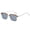 Silver Frame Gray Piece, variant on Trendy Oversized Sunglasses for Women Men Fashion Shield Aviator Sun Glasses UV400 Protection Goggles