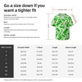 thumbnail image 5 of Balery Green Lizard Camisa Casual de Manga Corta con Botones para Hombre, Texturizada, Estilo Cubano, para Playa, Verano-4X-Large, 5 of 5