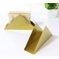 thumbnail image 3 of Servilletero, servilleteros para mesas de cocina - Servilleteros planos de color dorado, servilletero de acero inoxidable, 3 of 5