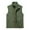 Army Green, variant on Dovford Men's Lightweight Softshell Vest Outerwear Windproof Sleeveless Jacket for Golf Running Hiking