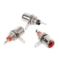 thumbnail image 5 of 10 Pcs Nickel Plated RCA Phono Chassis Panel Mount Female Socket Adapter Red+Bla, 5 of 7
