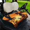 thumbnail image 2 of Golf Cart Seat Covers for 2 Seater,African Black Women Soft Microfiber Cart Seat Towel Blanket,Vintage Africa Ethnic Tribal Absorbent Breathable Non Slip Bench Seats Protector for Golf Course 51"x31", 2 of 9