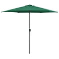 thumbnail image 6 of vidaXL Garden Parasol Black Aluminum, Steel, Polyester 106.3 x 96.9 inches, 6 of 49