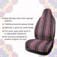 thumbnail image 2 of Unique Bargains Baja Blanket Vivid Bucket Car Seat Cover Protector 2 Pcs, 2 of 7