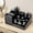 Black, variant on XIMEI Makeup Organizer with Drawers, Cosmetic Storage for Dresser/Vanity/Bathroom Countertop, Toothpaste Holder, for Kids/Family, Pink