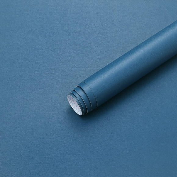 Papel pintado Ismoon Blue Cobalt Peel Stick Vinyl 45x1000 cm