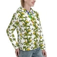 thumbnail image 6 of Honeii Corn And Butterflies Pattern Womens Oversized Hoodies Long Sleeve Sweatshirts Pullover Fall Outfits with Pocket-XX-Large, 6 of 7
